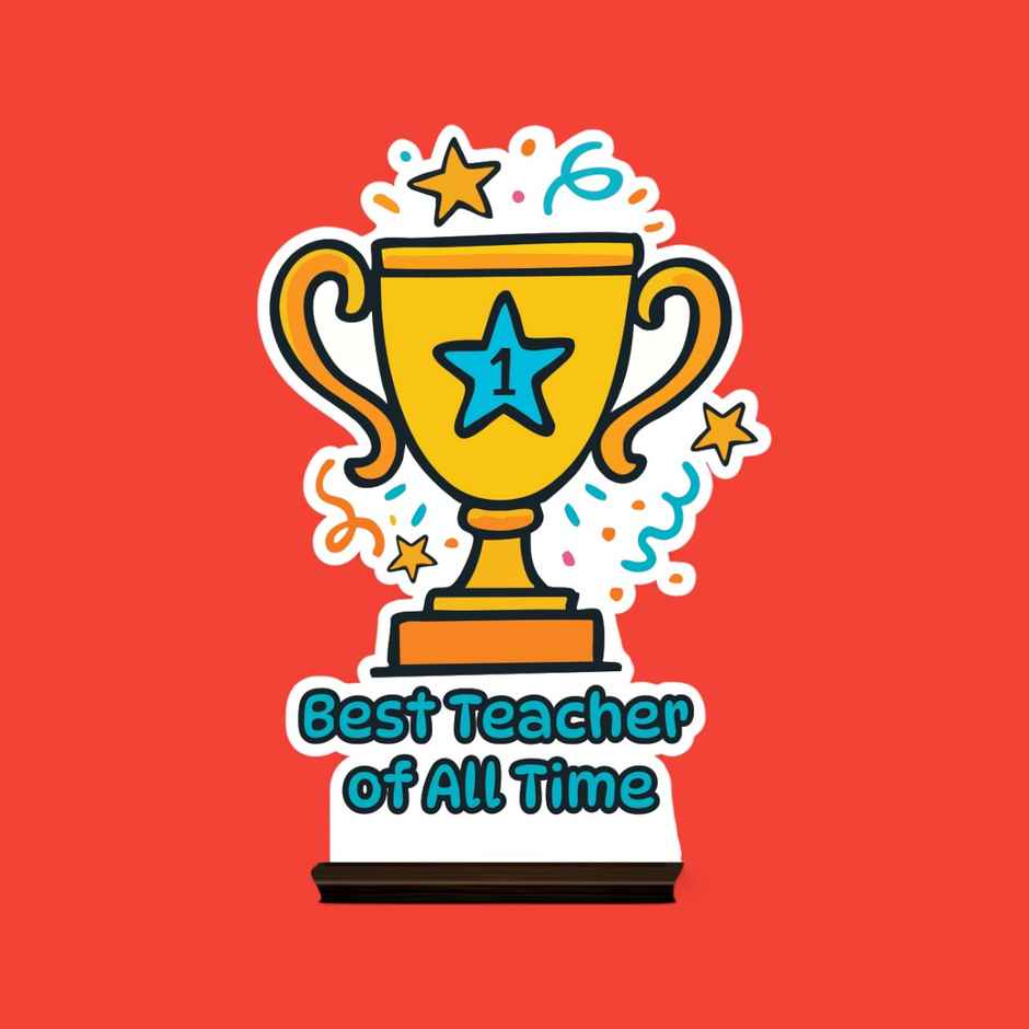 Mad Over Print All Time Best Teacher Award | Teachers Day Special