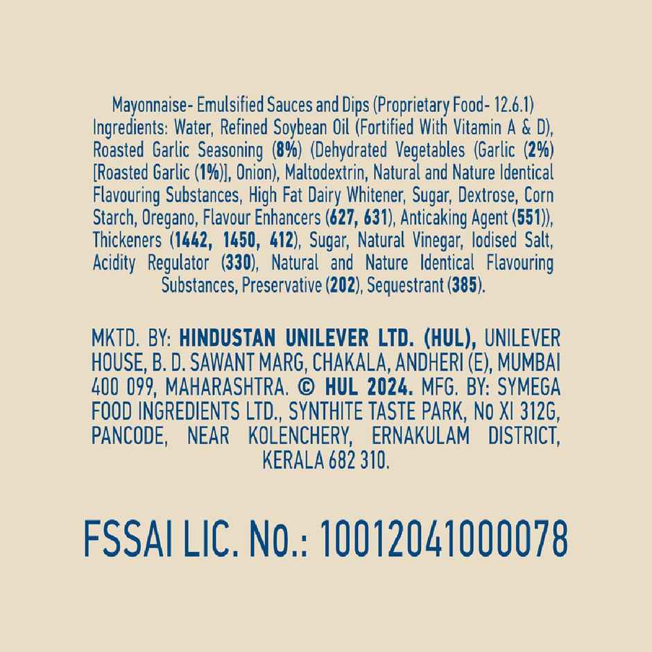 Hellmann's Mayo Roasted Garlic