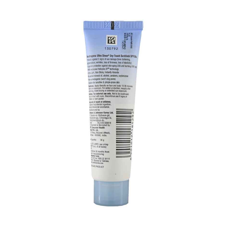 Neutrogena Ultra Sheer Dry Touch SPF 50+ Sunblock Sunscreen Lotion