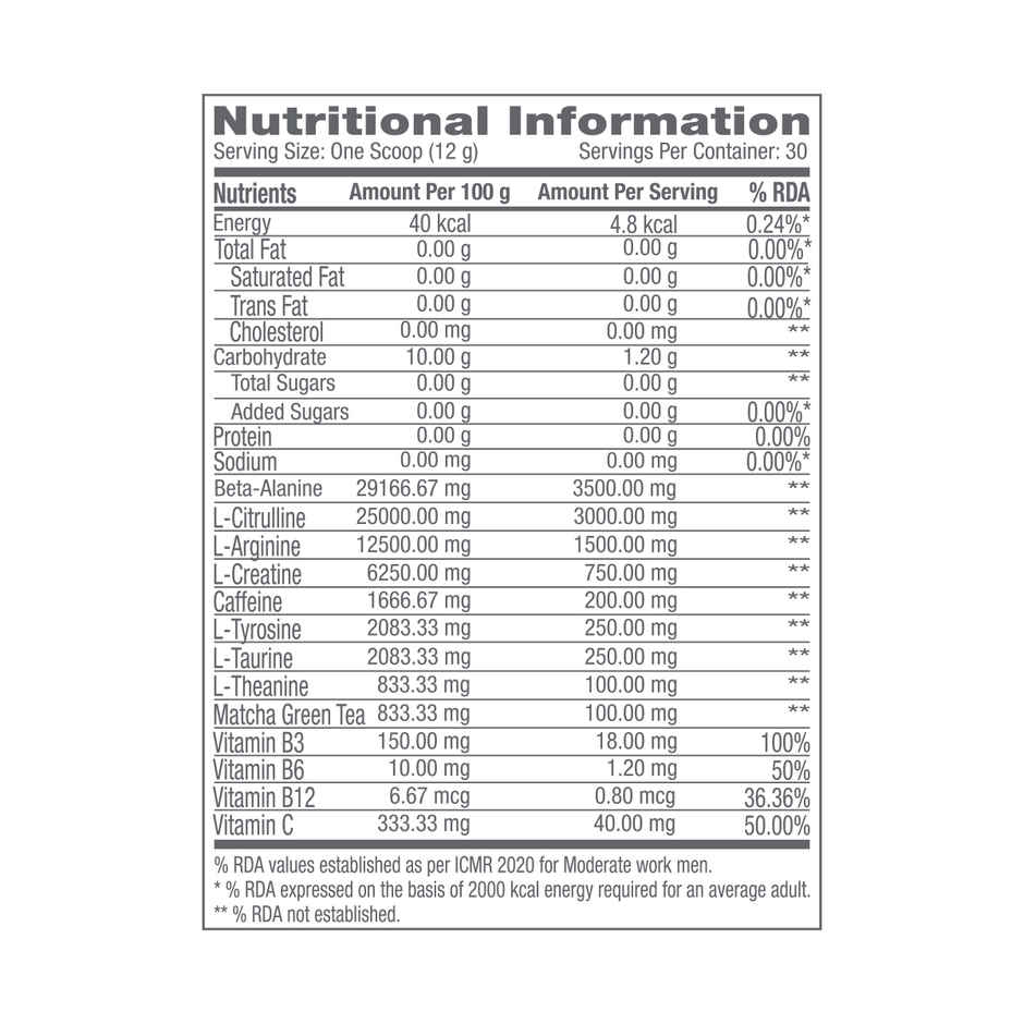 GNC Pro Performance Pre-Workout Boosts Energy & Endurance