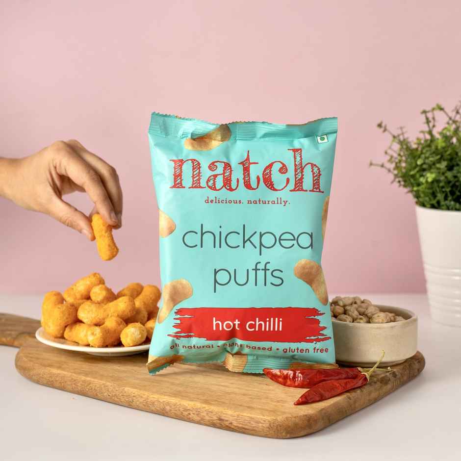 Natch Chickpea Puffs - Hot Chilli