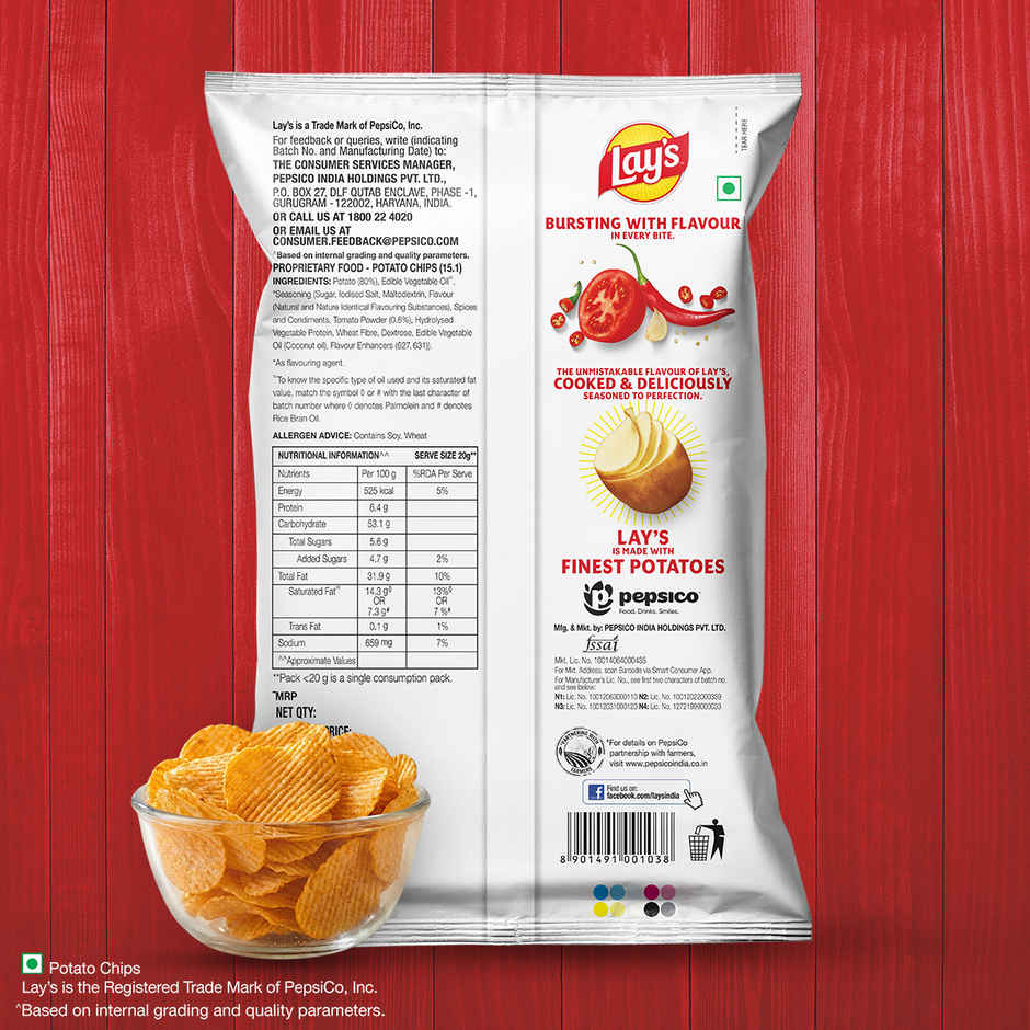 Lay's Spanish Tomato Tango Flavour | Potato Chips