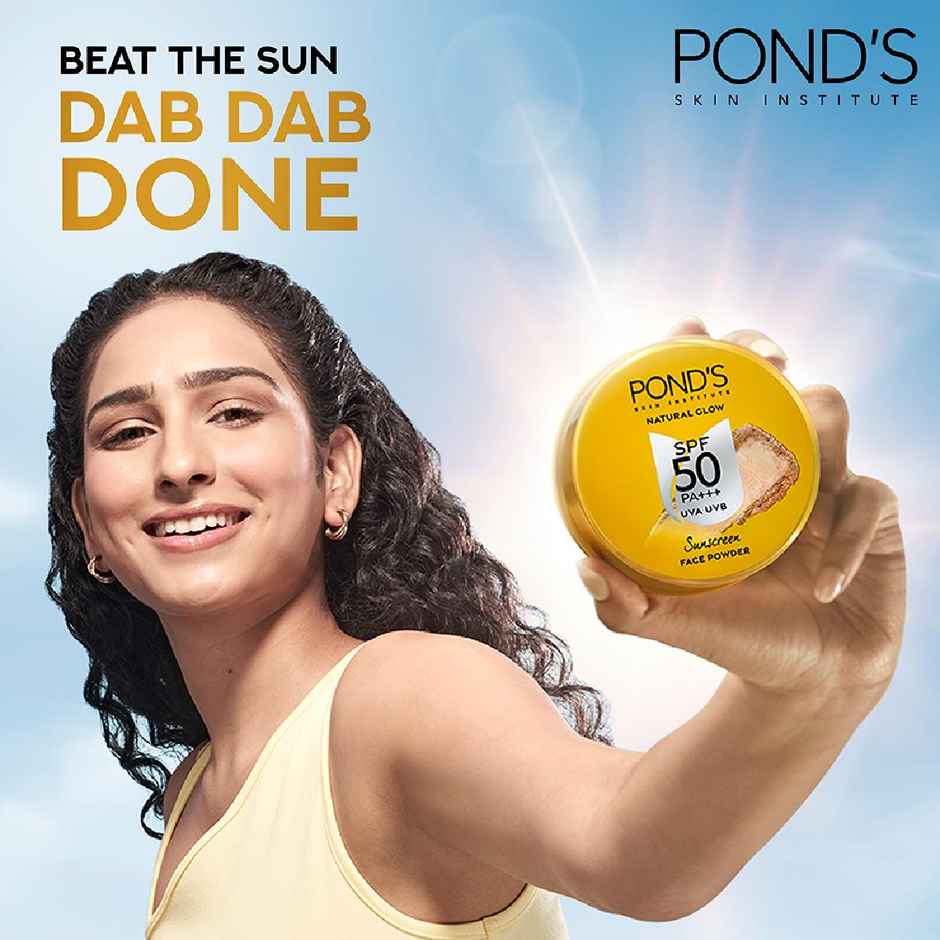 Pond's  Spf 50 Uv Ab Pa+++,Sunscreen Face Powder,For Sun Protection,For Oily Skin 20G