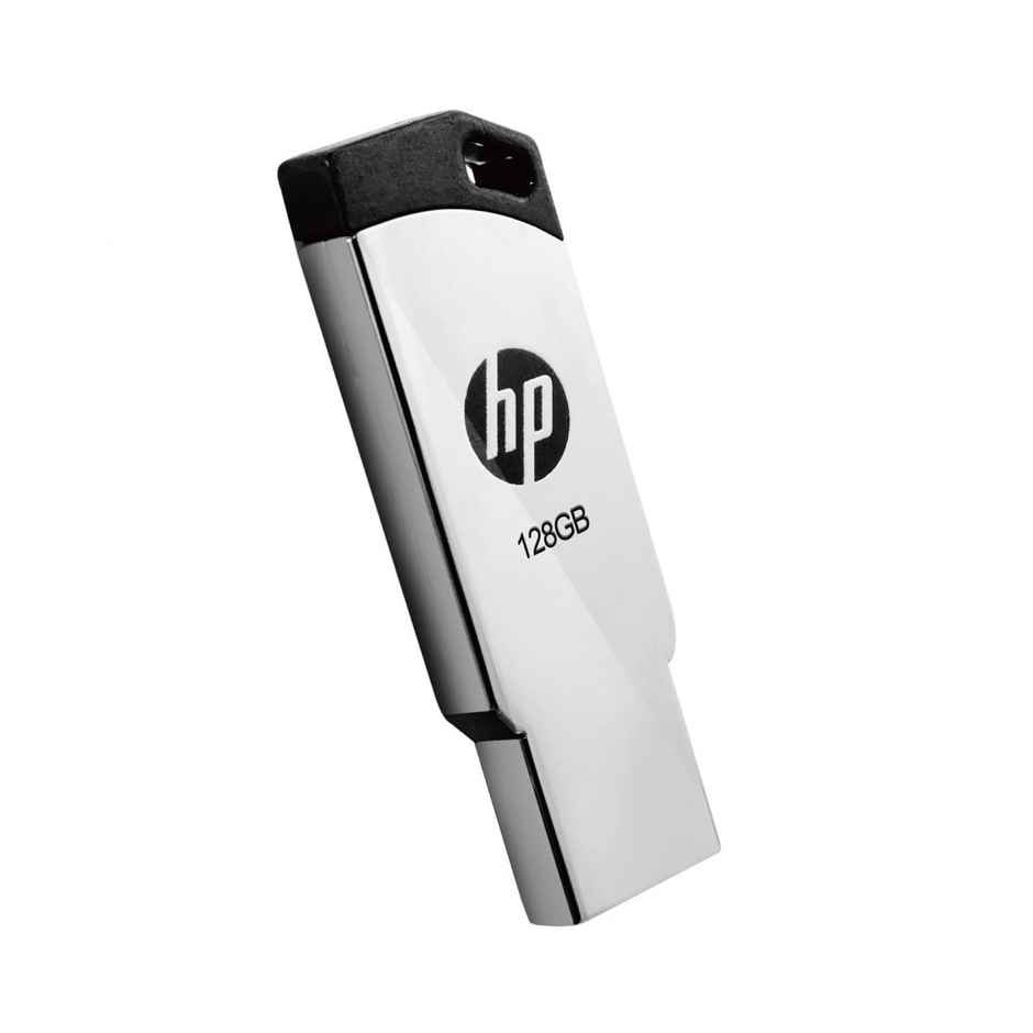 HP V236W 128GB USB 2.0 Pen Drive, Metal Silver