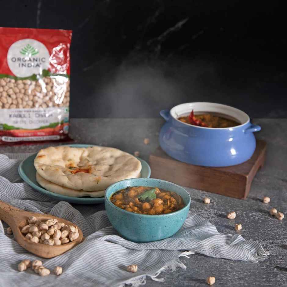 A TATA Product - Organic India Kabuli Chana (White Chickpea),Source of Dietary Fiber & Protein