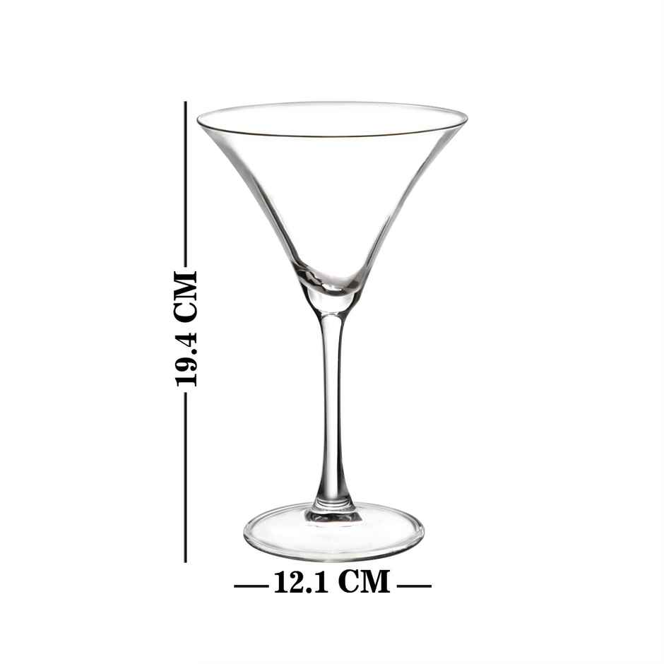 Sanjeev Kapoor RadisSet of n Martini Glass 285 ml | Set of 6 Piece