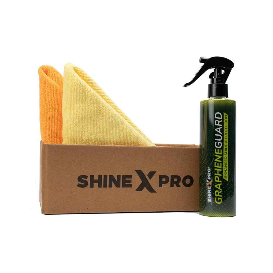 ShineXPro DIY Graphene Coating For Car | Hydrophobic | Extreme Gloss | Slickness & UV Protection