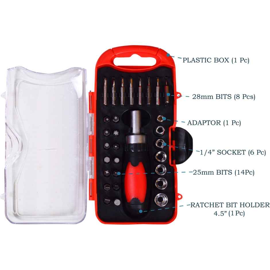 Visko Ratchet Screwdriver Set (Pack Of 31)