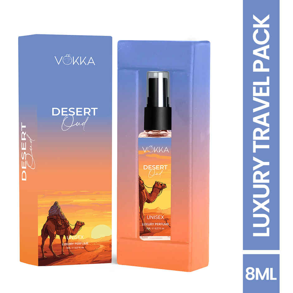 Vokka Pocket Perfume Desert Oud Unisex Luxury Spicy Agarwood Ambery