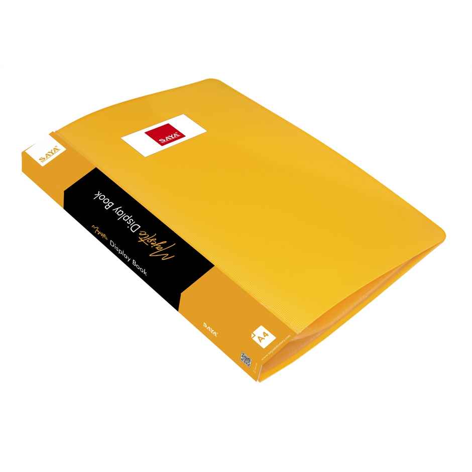 Saya Vibrant Display Book - 20 Pockets A4 Size | Assorted