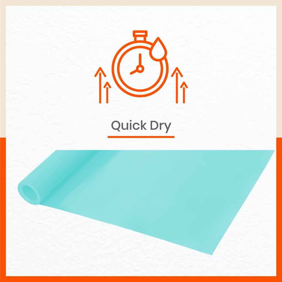 Bathla Shelf Liner | 45cm x 1.5 m | Multipurpose, Reusable, Washable, Temperature Resistant | Blue