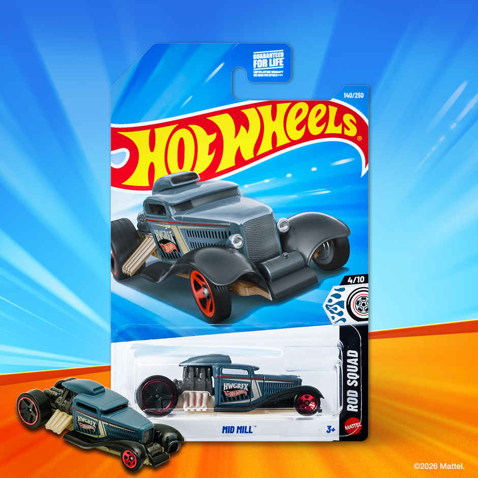 Hot Wheels Worldwide Basic HW Mid Mill Car Toy for Kids & Collectors