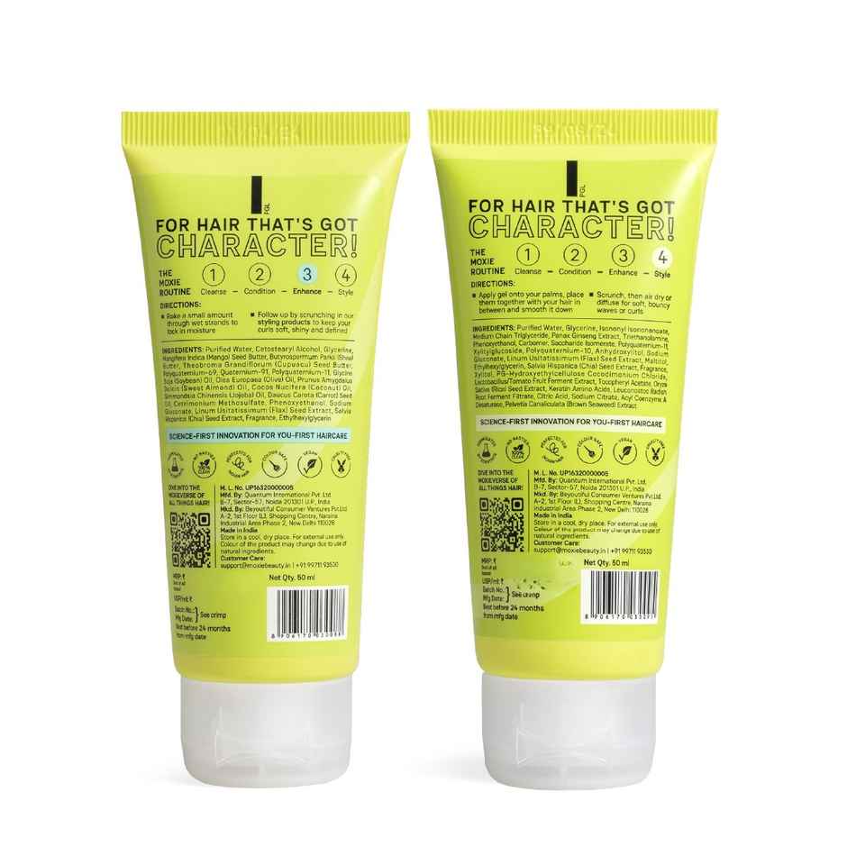 Moxie Beauty Curl Cream & Styling Gel Duo