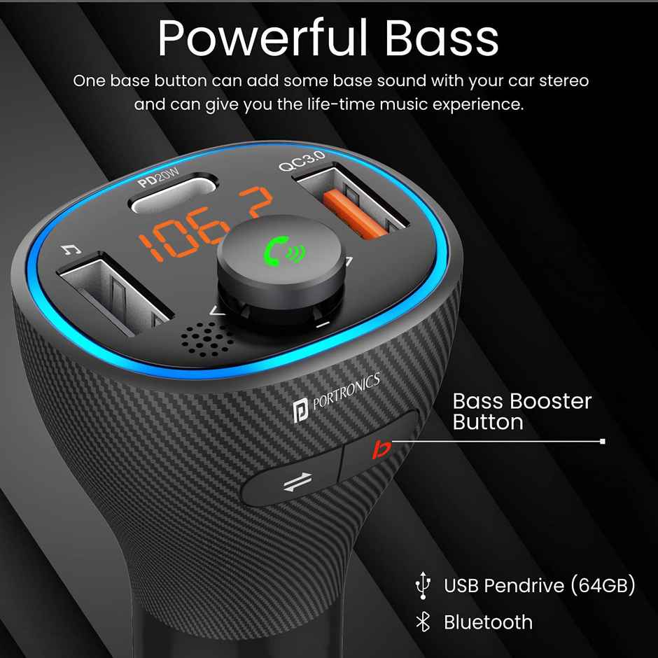 Portronics Auto 15 Smart Audio Connector