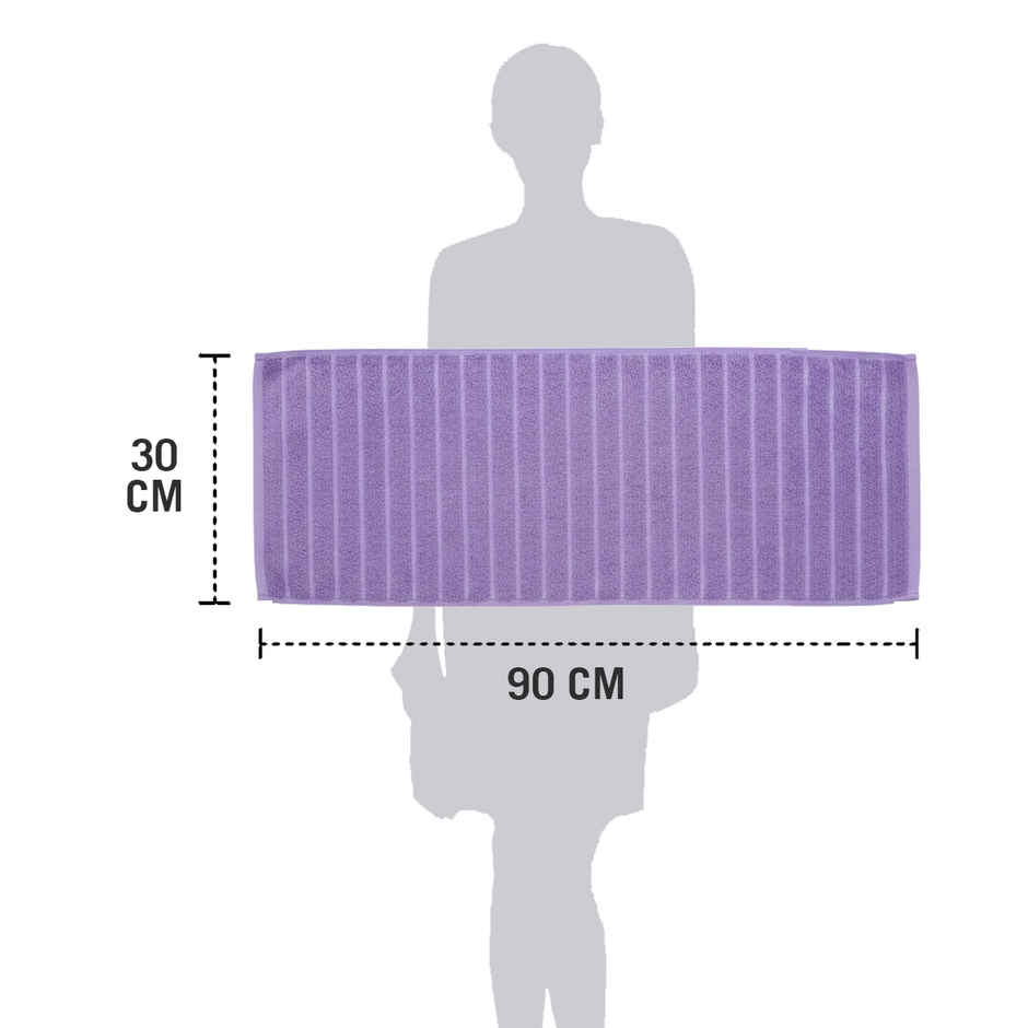 Nautica Super Soft Cotton Gym Towel Set | Purple