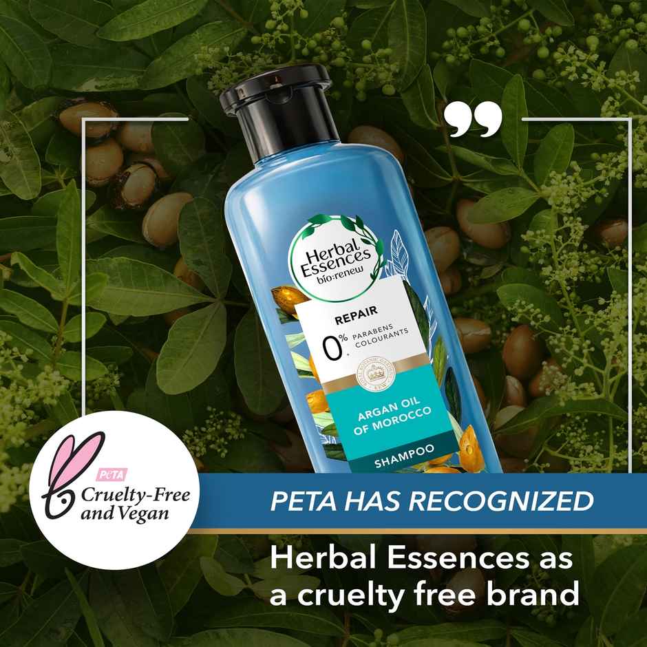 Herbal Essences Argan Oil of Morocco Shampoo For Hair Repair and No Frizz