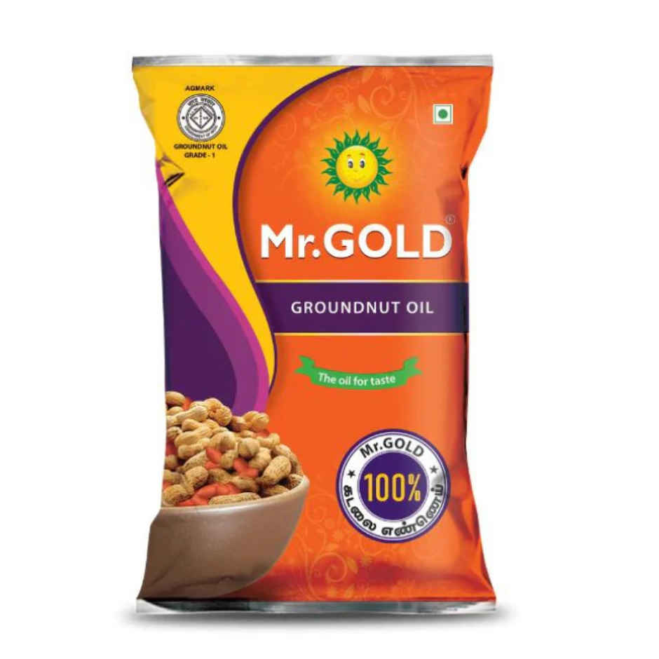 Mr. Gold Groundnut Oil Pouch Combo