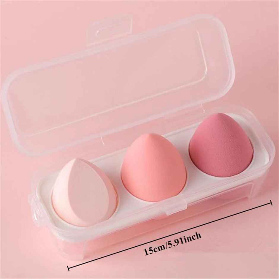 CHRONEX 4pcs Makeup Sponge Set | Latex-Free, Skin-Friendly Beauty Blenders for Foundation |Assorted