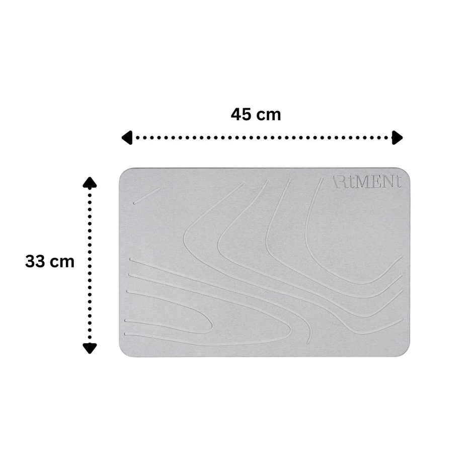 The Artment Non-Slip Super Absorbent Diatomaceous Earth Stone Bath Mat For Home Decor