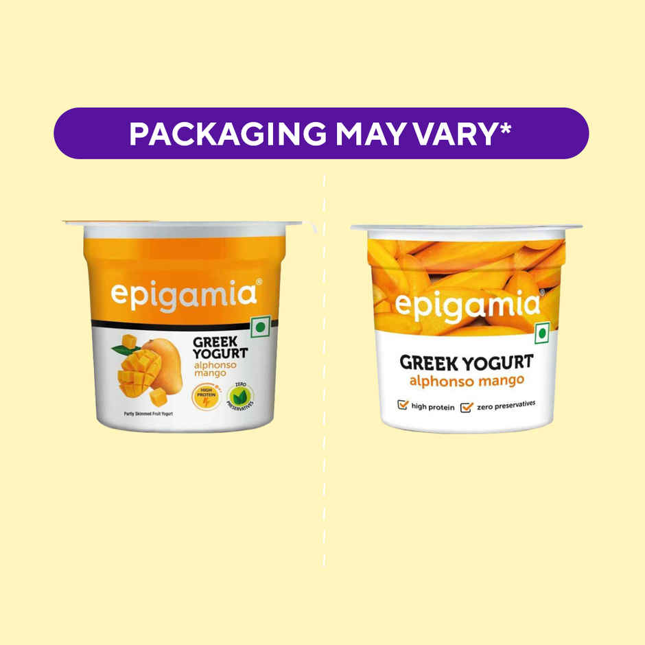 Epigamia Greek Yogurt- Alphonso Mango