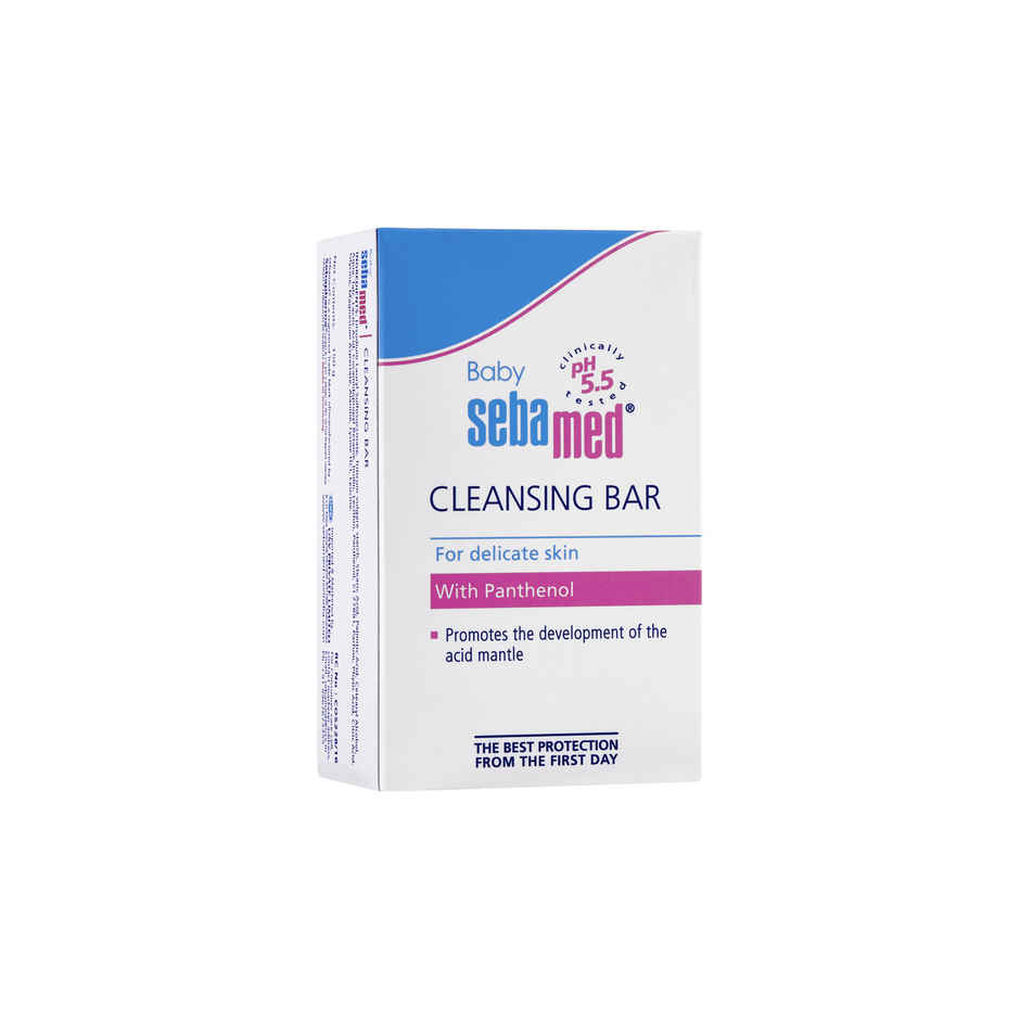 Baby Sebamed Cleansing Bar | pH 5.5 | Newborn bathing | Soap Free | Tear Free