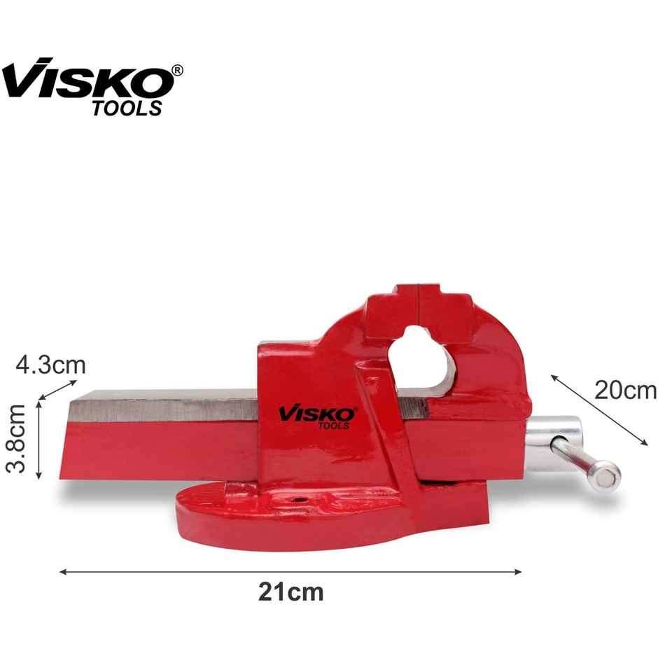 Visko 769 Bench Vice 85Mm (No.1) | Steel Fixed Base Vise Multi Vise Tool