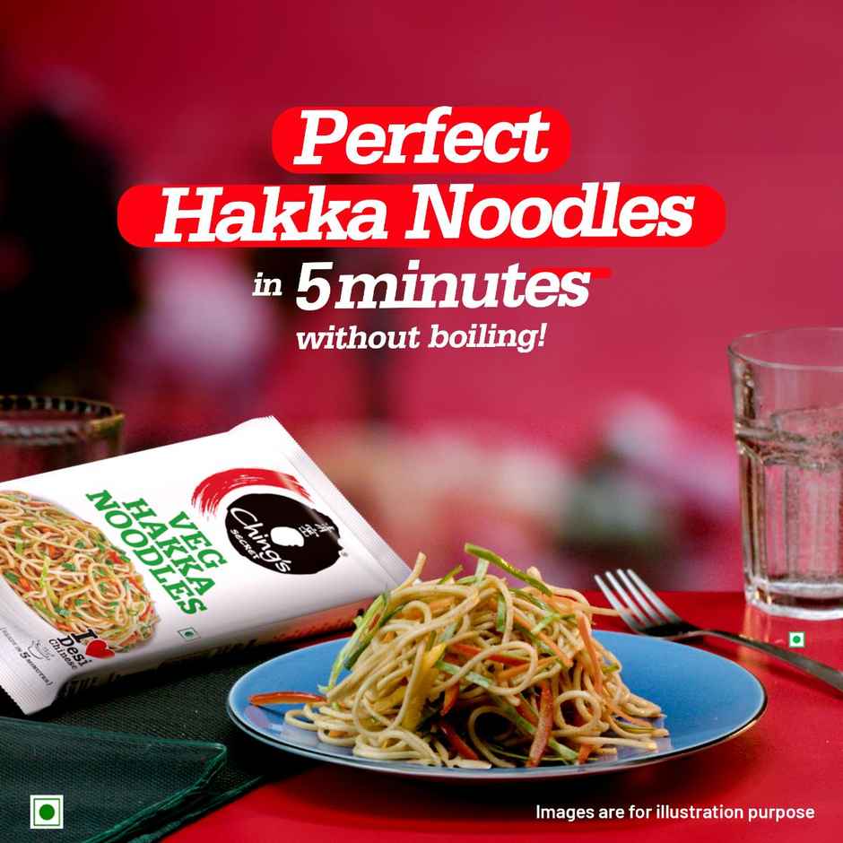 Ching's Secret Hakka Noodles with Masala, Not Fried, Air Dried