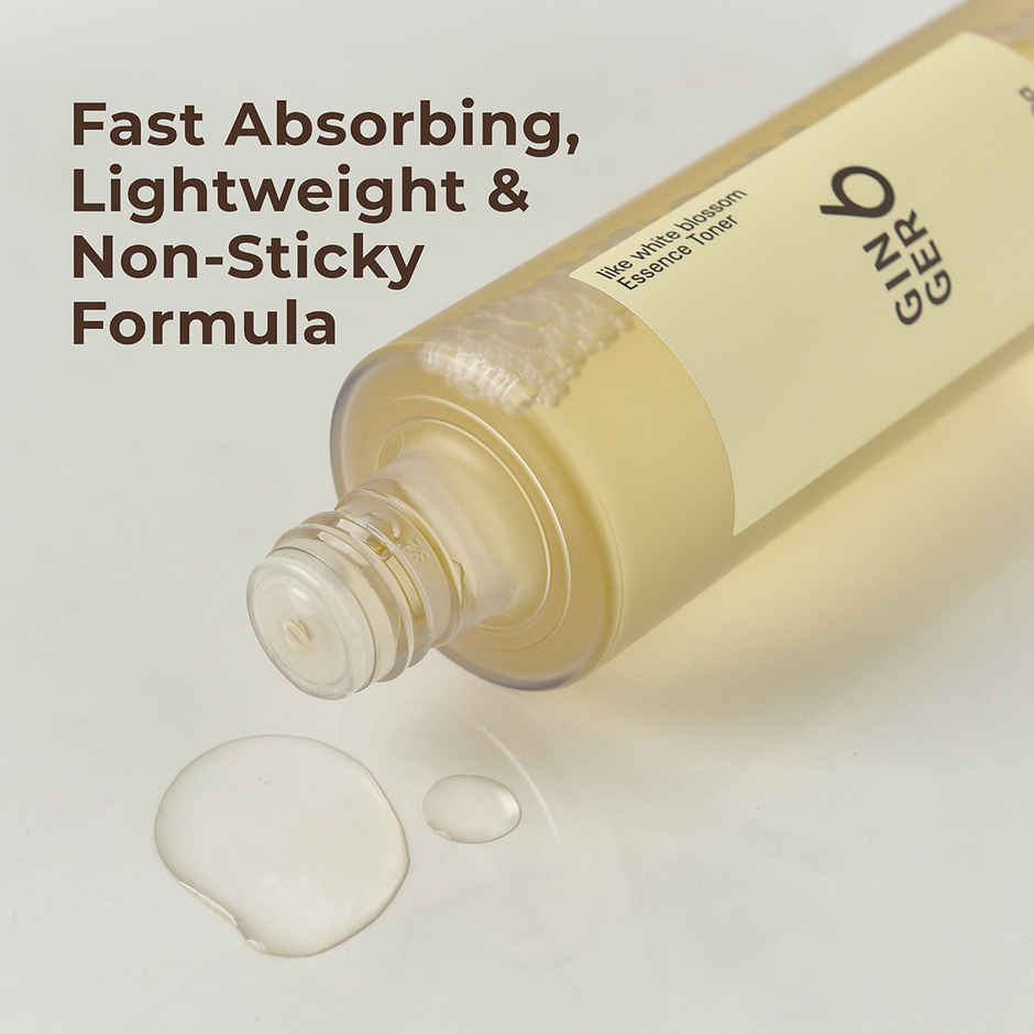 GINGER6 White Blossom Toner | 86% Ginger Water, Brightening, Anti-Aging, Niacinamide, Peptides,Vegan