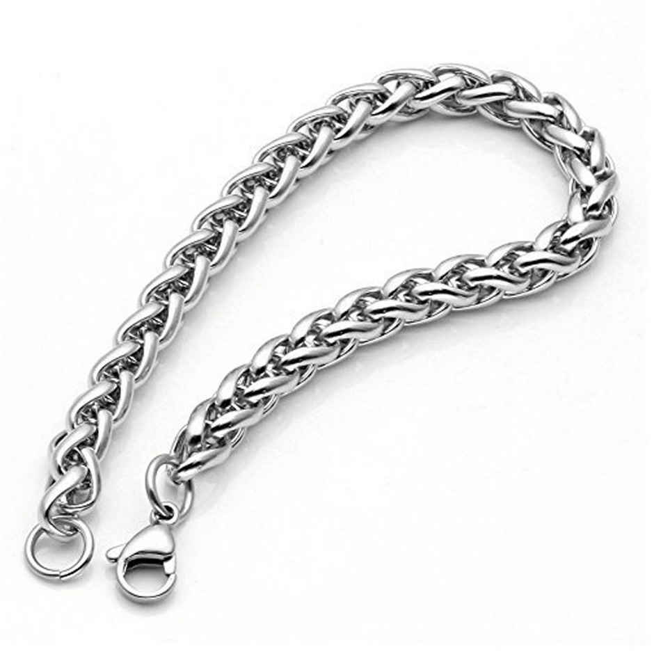 Fashion Frill Men's Criss Cross Bracelet Silver Regular