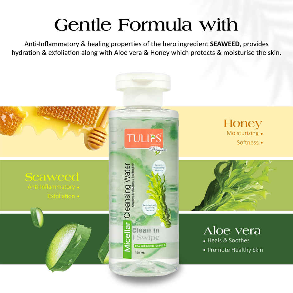 Tulips Premium Micellar Cleansing Water