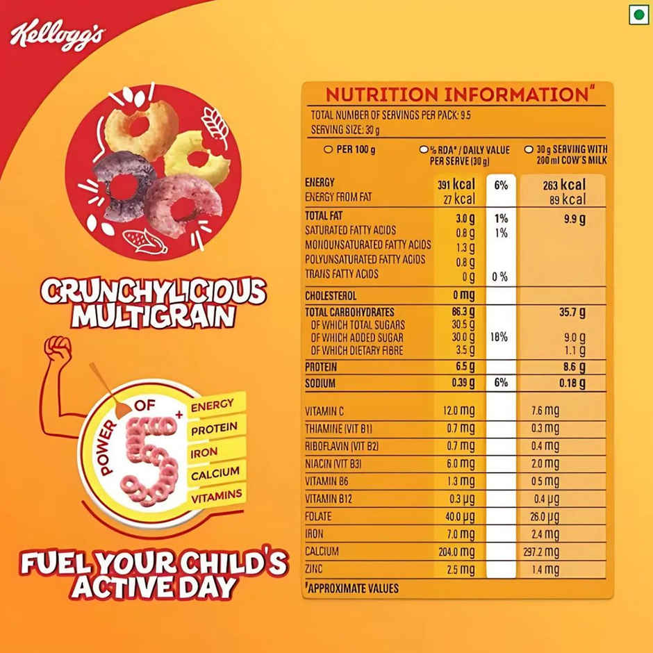 Kellogg's Froot Loops - Crunchy Multigrain Cereal