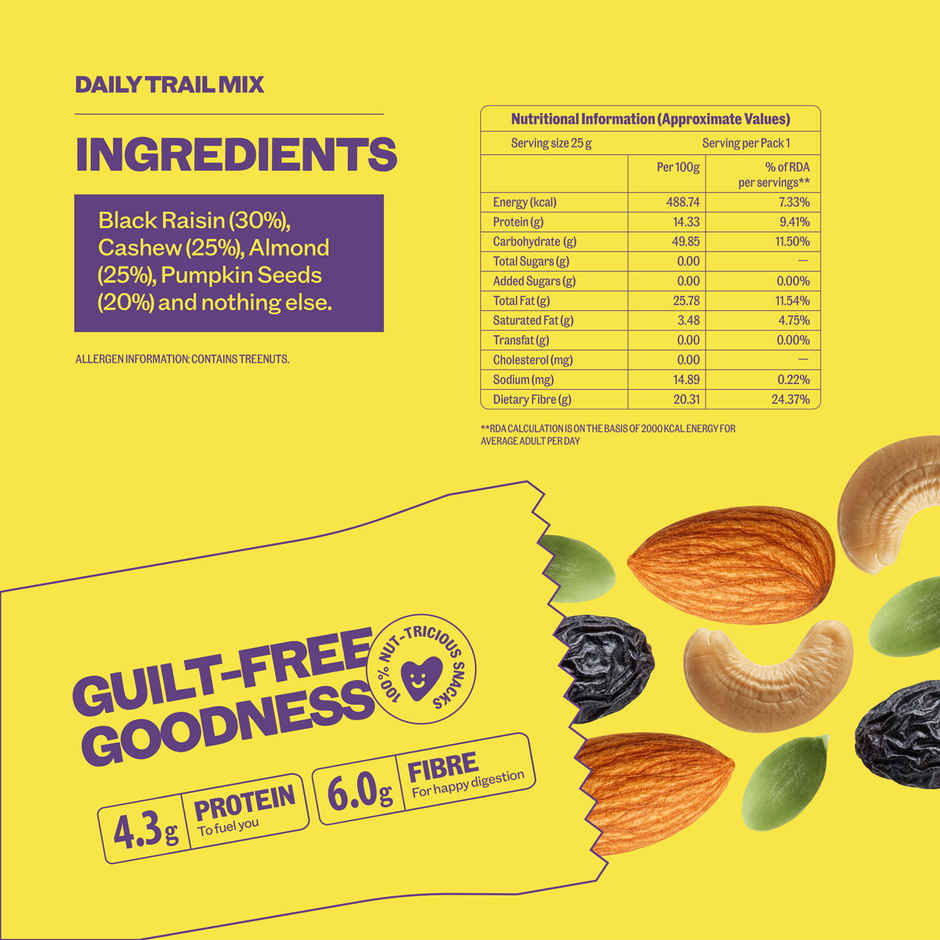 Bolas Daily Trail Mix | Just Roasted Dry fruit Mix