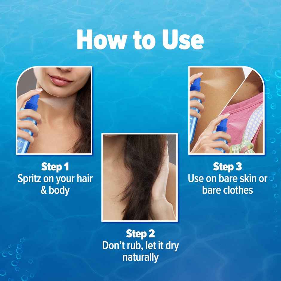 Aqualogica Refresh+ Ocean Breeze Perfume Body Mist Long- Lasting Fragrance