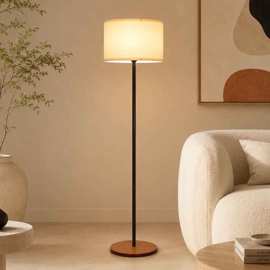 Homesake Modern Floor Lamp | Mid-Century Pole Lamp Light for Living Room | Bedroom Room Office