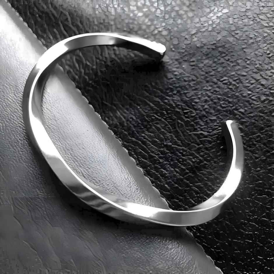 Fashion Frill Men's Western Bracelet Silver Onesize