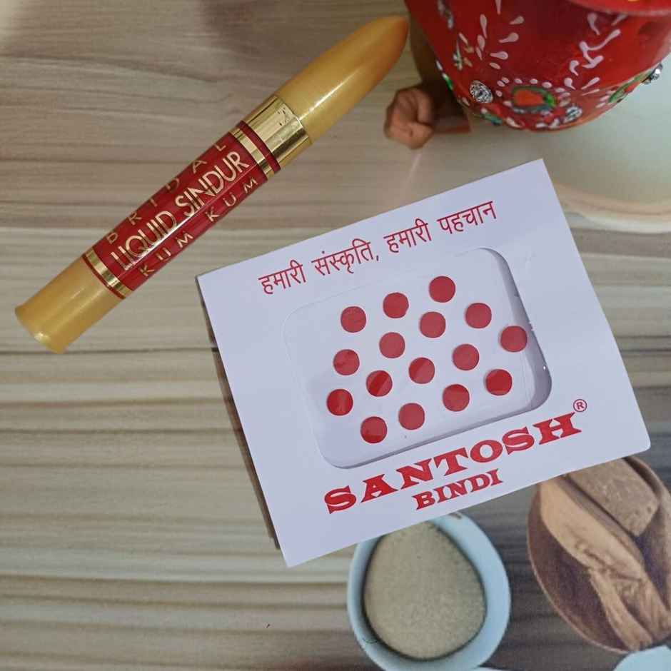 Red Sindoor and Bindi Combo