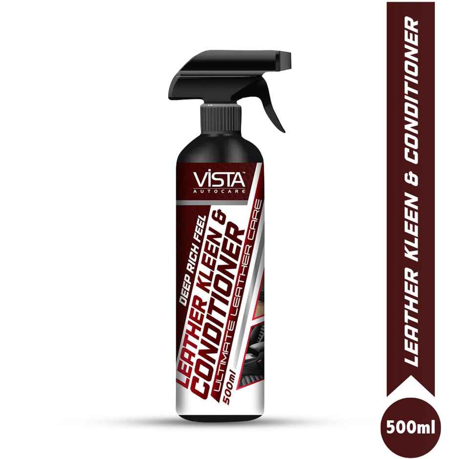 Vista Auto Care Leather Kleen & Conditioner | All Purpose Leather Cleaner & Conditioner