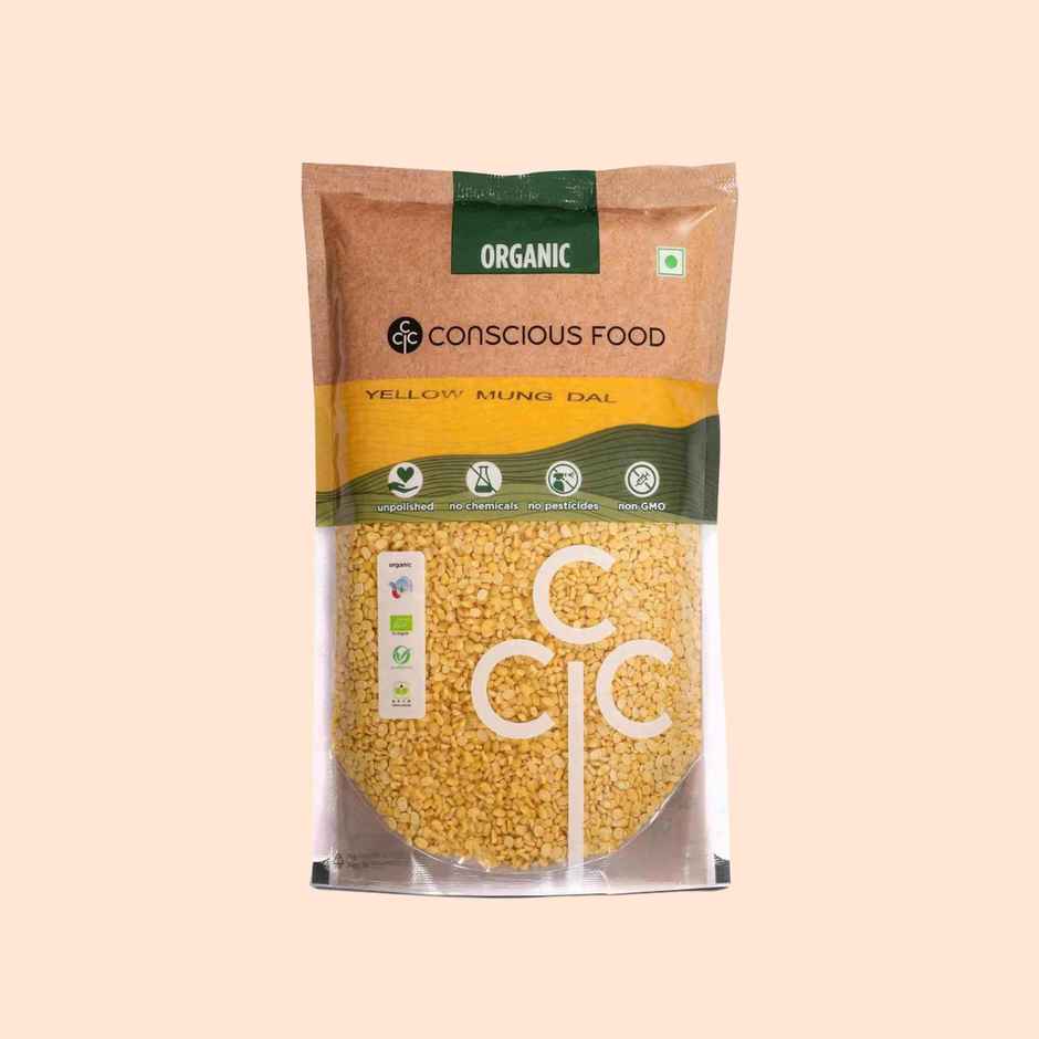 Conscious Food Organic Yellow Mung Dal
