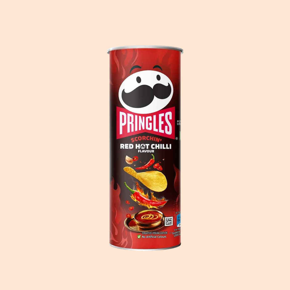 Pringles Scorchin Red Hot Chilli | Spicy & Crispy