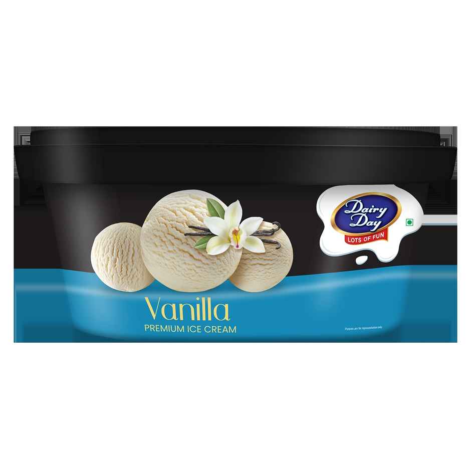 Blueberry Imported(120gms) & Dairy Day Vanilla Ice Cream Tub(500ml) Combo
