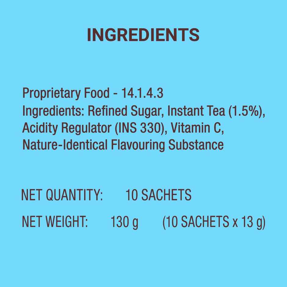 Tata Tea Gold Instant Lemon Iced Tea Premix