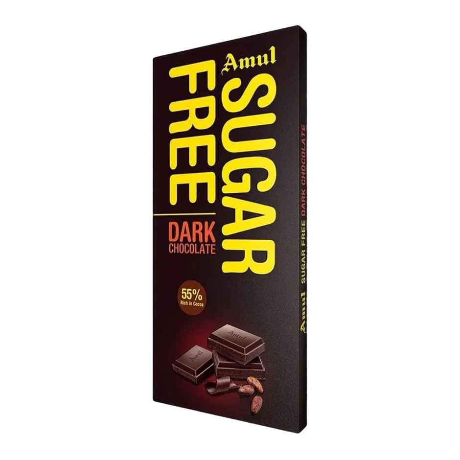 Amul Sugar Free Dark Chocolate | Guilt-Free Indulgence