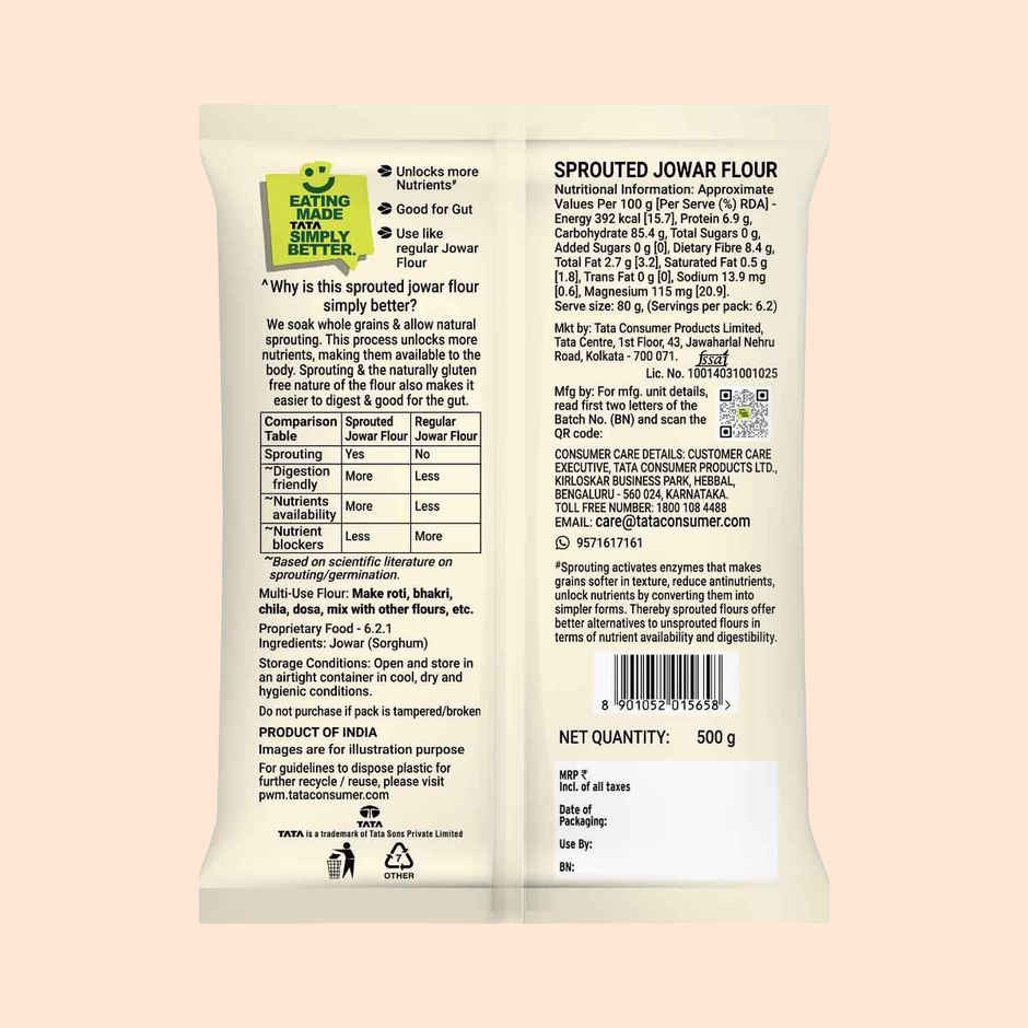 Tata Simply Better Sprouted Jowar Flour