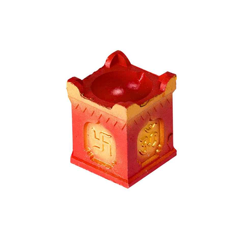 Tulsi Designer Clay Diya | Pack Of 2 | Pichai