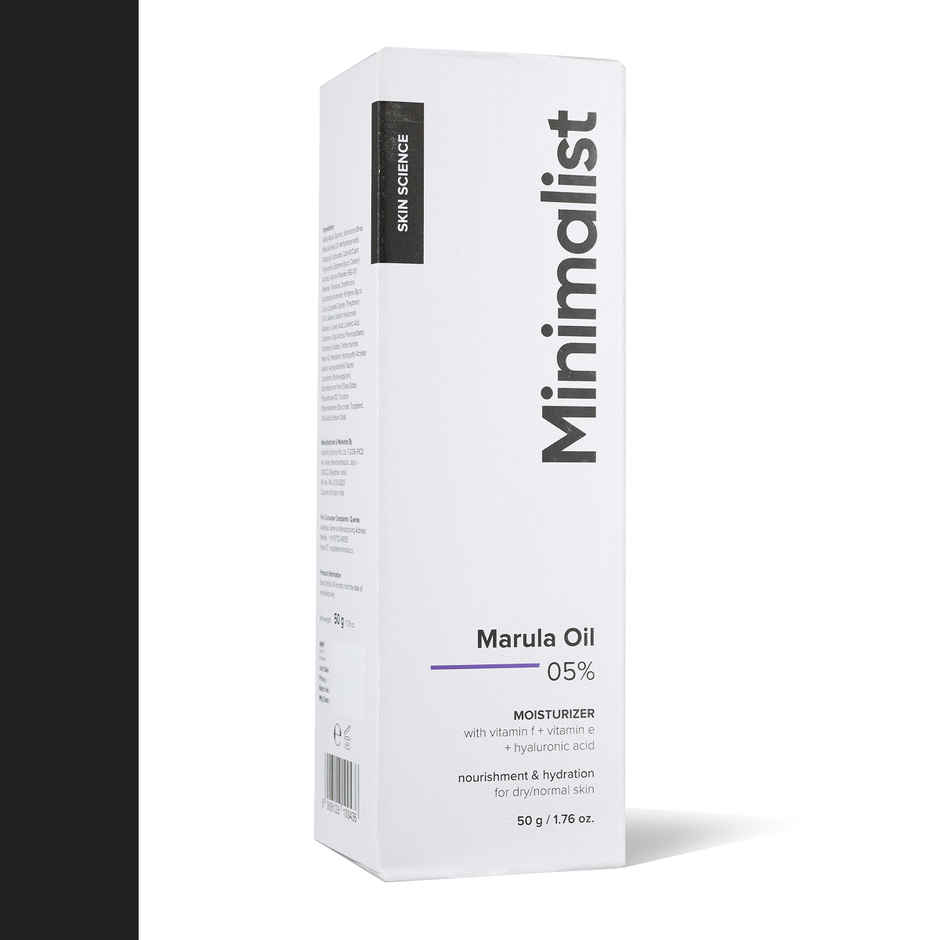 Minimalist 5% Marula Oil Face Moisturizer Cream based Nourishing & Hydrating For Men & Women