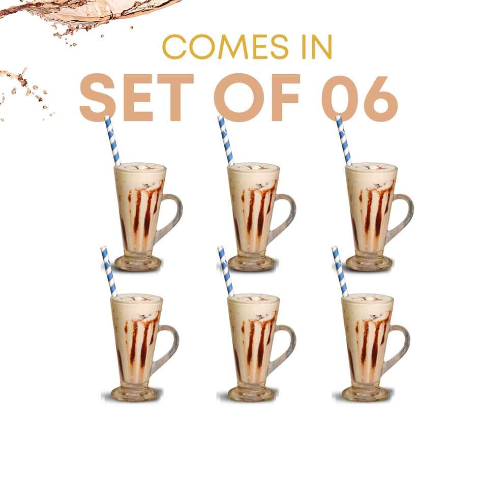 Yera Irish Coffee/Green Tea Mug Set - 6 pcs 225 ml (Each)
