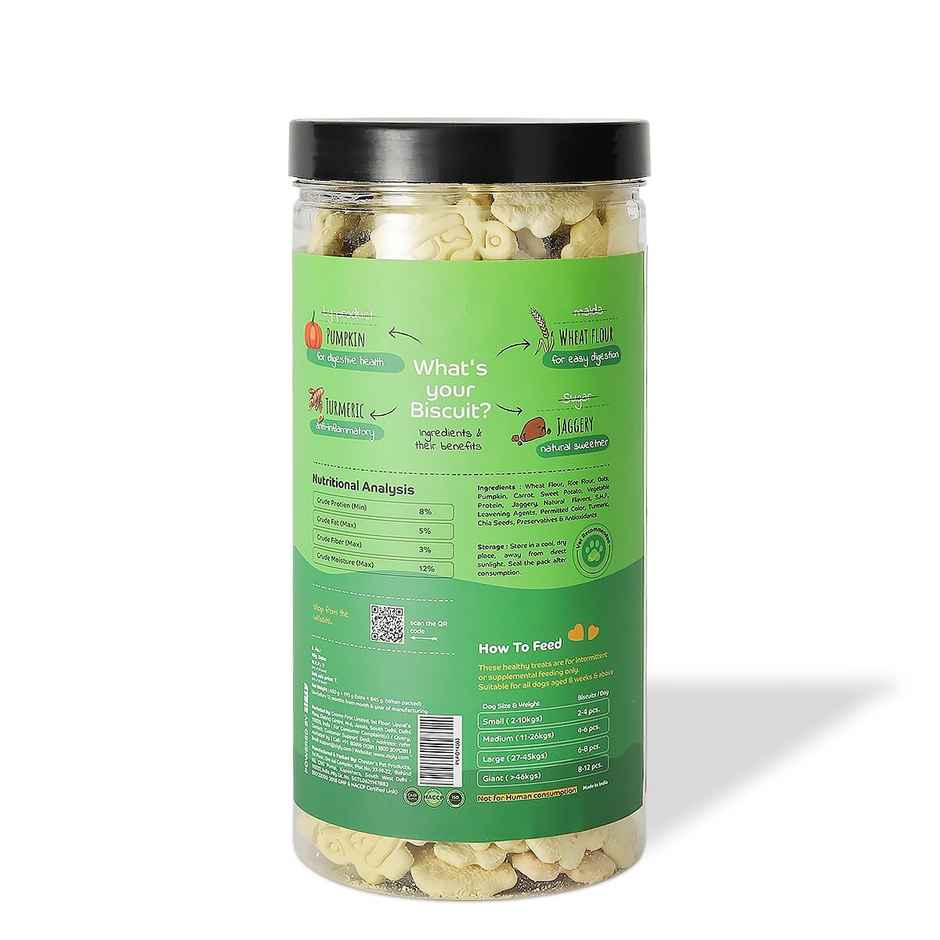 Applod Pumpkin Dog Biscuit With Turmeric