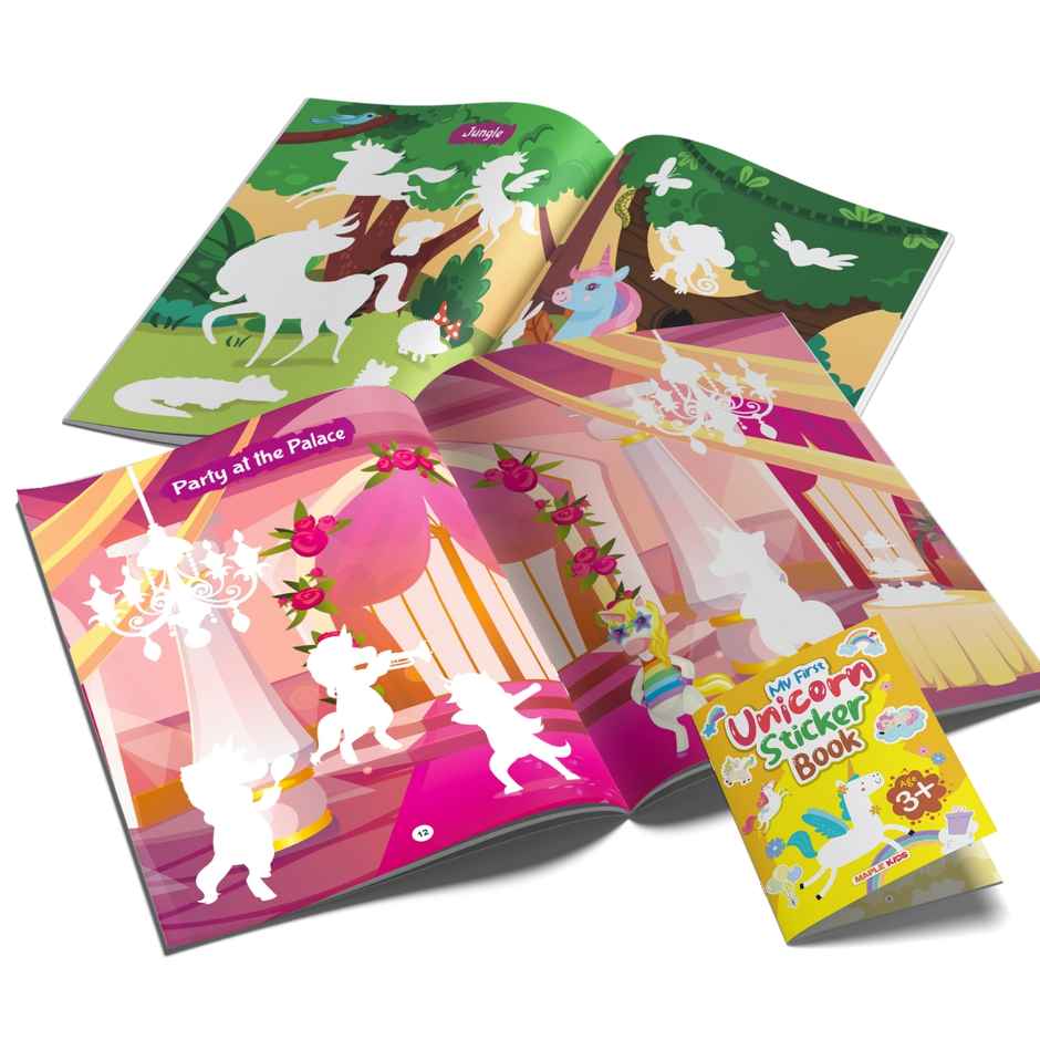 Sticker Books Fairy | Jungle | Words | Unicorn