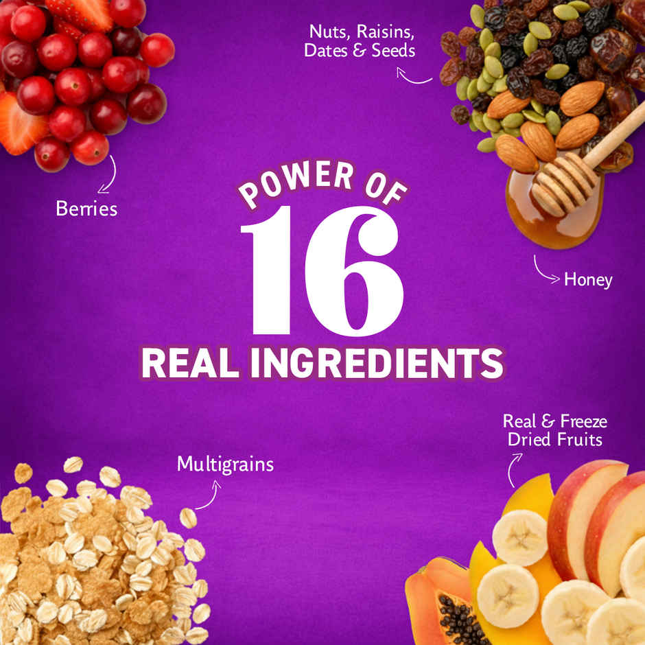 Bagrry's Crunchy Fruit & Nut Muesli Combo