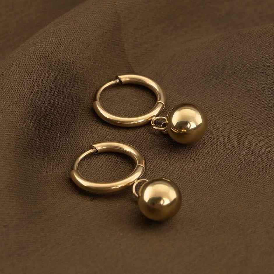 Palmonas Golden Orb Set For Womens | Waterproof And Anti-Tarnish